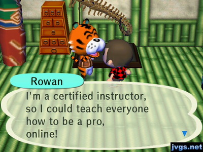 Rowan: I'm a certified instructor, so I could teach everyone how to be a pro, online!