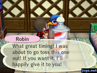 Robin: What great timing! I was about to go toss this one out! If you want it, I'll happily give it to you!