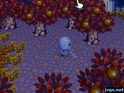 Jeff the mummy blowing some dandelion puffs away.