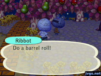Ribbot: Do a barrel roll!