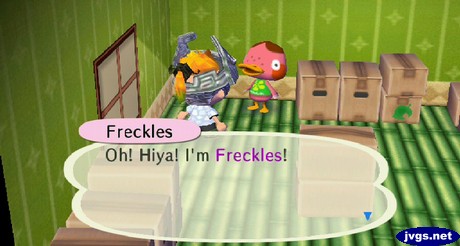 Freckles: Oh! Hiya! I'm Freckles!