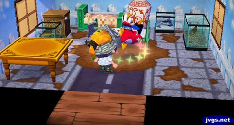 Benedict flips as he takes some medicine.