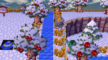 Animated GIF of me sprinkling water on Opal.