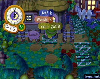 Yann somehow picks up a tile two spaces away.