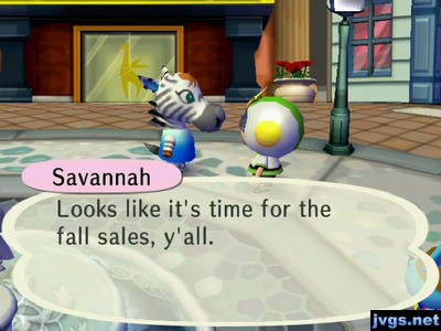 Savannah: Looks like it's time for the fall sales, y'all.