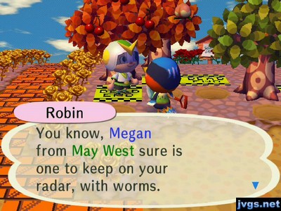 Robin: You know, Megan from May West sure is one to keep on your radar, with worms.