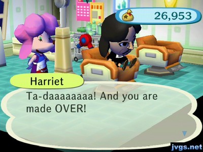 Harriet: Ta-daaaaaaaa! And you are made OVER!