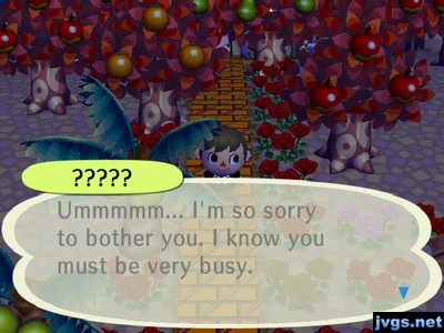 ?????: Ummmmm... I'm so sorry to bother you. I know you must be very busy.