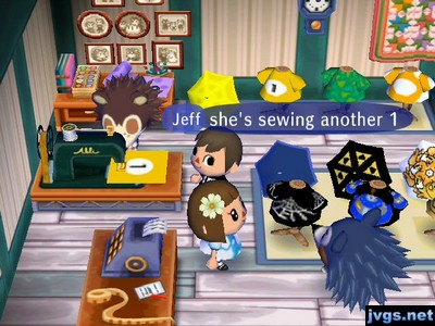 Jeff: She's sewing another 1.