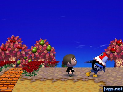 Amelia leans to the side during a game of hide-and-seek in ACCF.