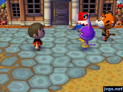 Bob, Amelia, and Rowan meet me outside of town hall before starting a game of hide-and-seek.