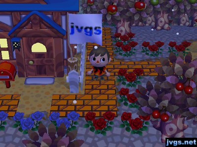 Some snow flurries fall in Forest.