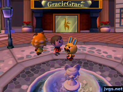 Gaston walking in the city, outside of GracieGrace.