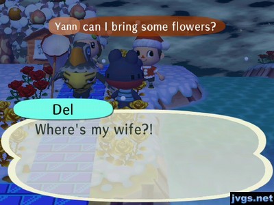 Del: Where's my wife?!