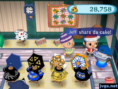 Jeff: Share da cake!