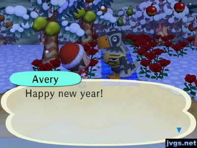 Avery: Happy new year!