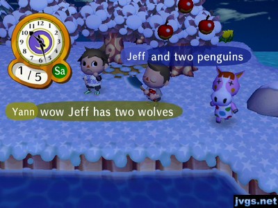 Yann: Wow, Jeff has two wolves.