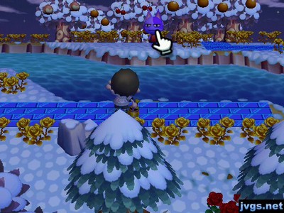 Waving to Bob from across the river.