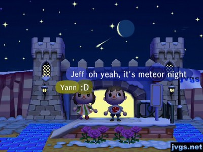 Jeff: Oh yeah, it's meteor night.