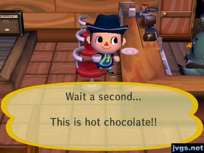 Wait a second... This is hot chocolate!!