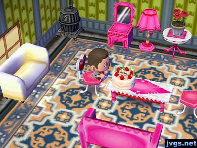 The model home (with lovely furniture) of Mary from Alaska.