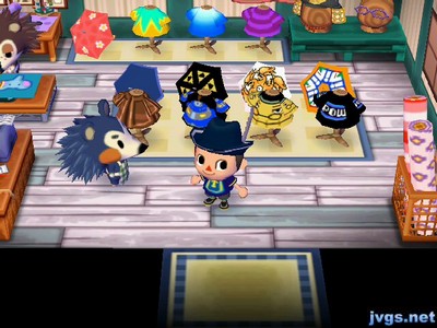 The chocolate pattern among others on display in Able Sisters.