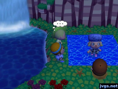 Megan wins a round of sumo.