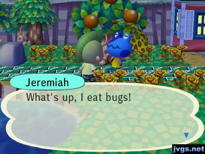 Jeremiah: What's up, I eat bugs!
