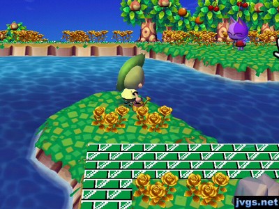 Jeff waving to Bob from across the river.