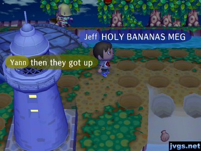 Tons of holes in the ground near the lighthouse.