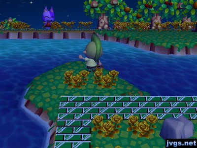 Waving to Bob from across the river.