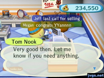 234,550 bells in my pockets in Nook 'n' Go.