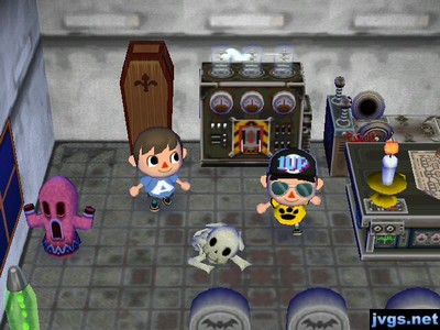 Chris hanging out in my creepy/mad scientist lab room.