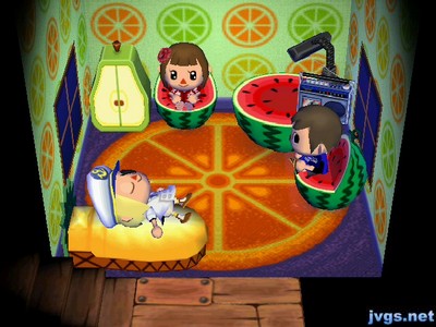 A fruit themed house in Megan's town.