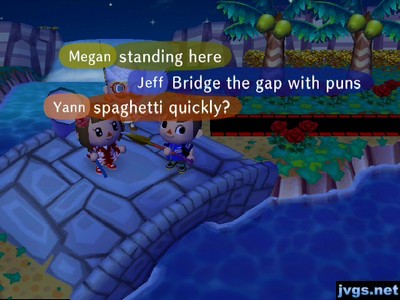 Jeff: Bridge the gap with puns.