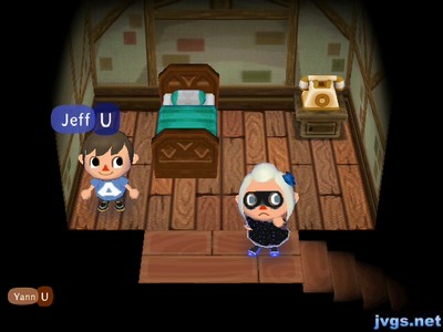 Hiding with Megan in Scott's house.