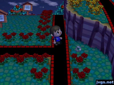 A spaceship part on the ground near my path.