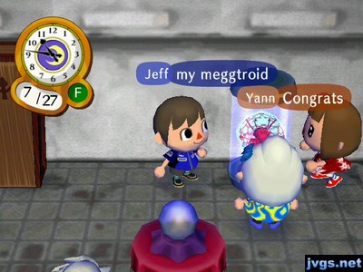 Jeff: My meggtroid. Yann: Congrats.