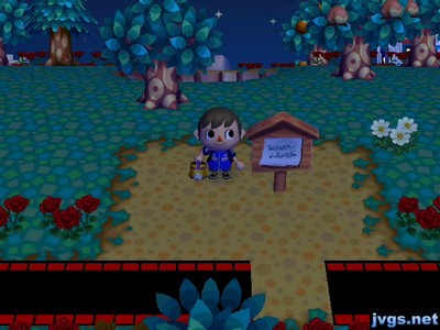 The empty spot where Victoria's house was.