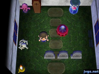 The mossy carpet on display in my house (ACCF).