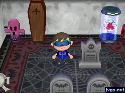 The creepy stone DLC item from Nintendo.