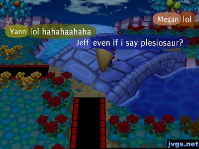 Jeff: Even if I say plesiosaur?