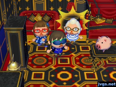 Yann, Jeff, and Megan acting shocked.