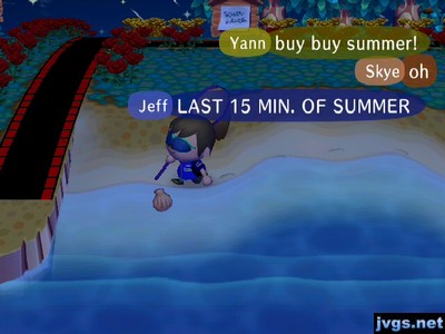 Jeff, fishing: LAST 15 MIN. OF SUMMER!