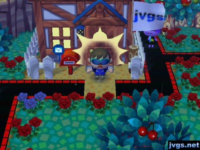 Me shocked as I came out of my house and saw rain falling.