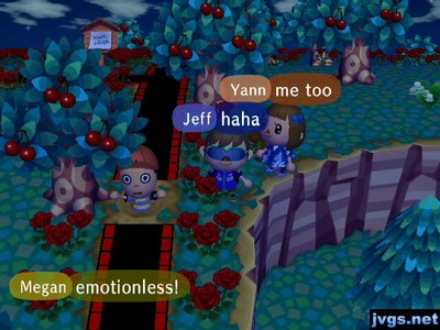 Ness struggles to get out of a pitfall.