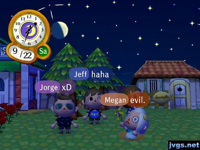 Megan, in a pitfall: Evil.