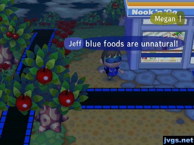 Jeff: Blue foods are unnatural!