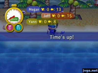 Jeff: 15 fish. Megan: 13 fish. Yann: 8 fish.