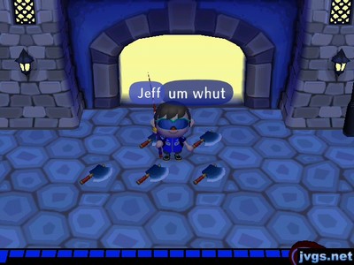 Me standing back at my own gate.